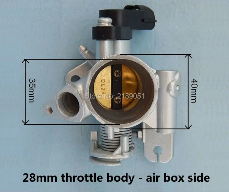 28mm throttle body - air box side