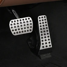 Автомобильный газ педаль топлива Тормозная ножка Нескользящие педали накладка коврик для Mercedes Benz C CLS E GLK SLK КЛАСС SL W203 W204 W211 W212 W210