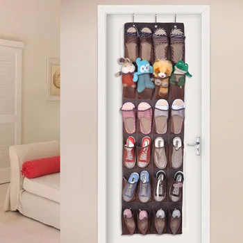 

24 Pockets Oxford Wall Wardrobe Hanging Shoes Socks Organizer Home Sundries Divided Storage Bags Hanger For door&wall Home
