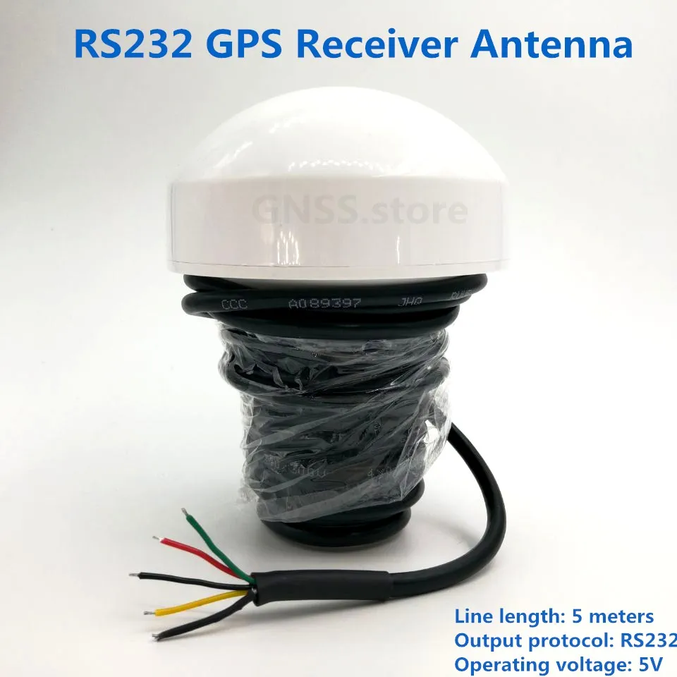 Для морской 5 В RS232, RS-232 gps приемник, гриб-образный корпус, 4800 БОД, модуль с антенной линии длина 5 м