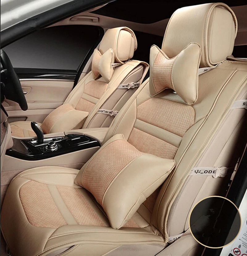 Universal Classic Car Bucket Seat Covers Cushions 11pcs Full Set