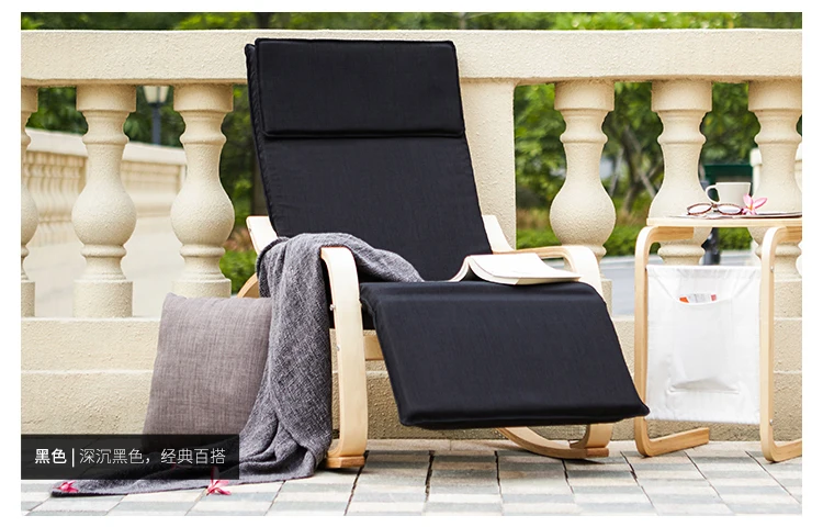 Узкое кресло-качалка ленивый Досуг балкон взрослая ткань художественный диван