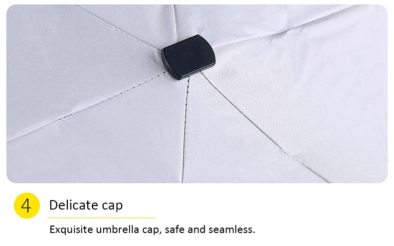 Портативные мини карманные зонтики, защищающие от УФ-лучей, непромокаемые, пять складных женских солнцезащитных зонтов, маленький зонт, подарок для ребенка