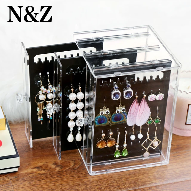 New Acrylic Earrings Display Stand Holder Can Put 135 Pairs New Acrylic Earrings Display Stand Holder Can Put 135 Pairs High Quality Touch Soft Jewelry
