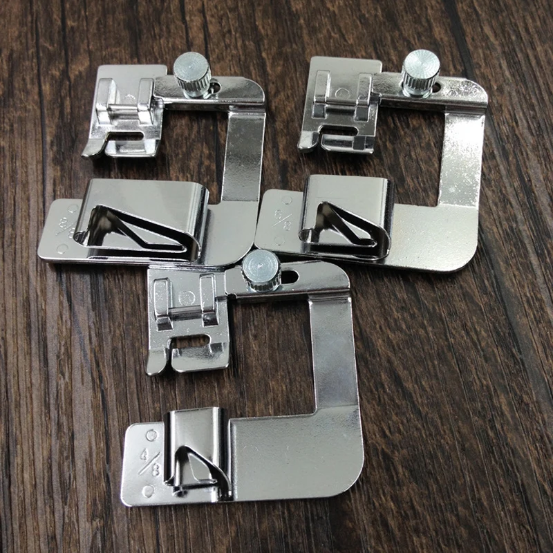 

Sewing Machine Parts Hemmer Foot 4/8" 6/8" 8/8"Rolled Hem Foot Household Sew Needle Accessories