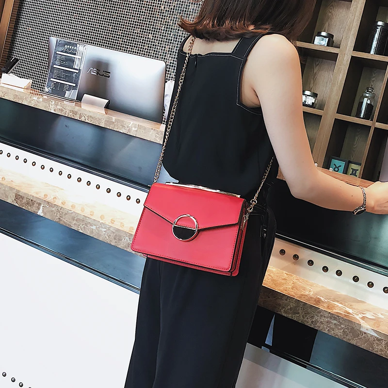

2019 New Arrival Women Brand Desinger High Quality PU Leather Shoulder Bag Small Crossbody Bag Chain For Girls Ladies Bag 150