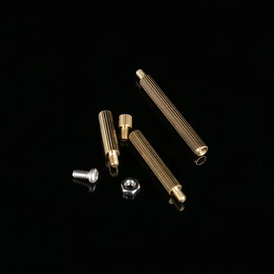 270 шт./компл. M2 3 25 мм штыревой к женскому латунный PCB запорный винт гайка
