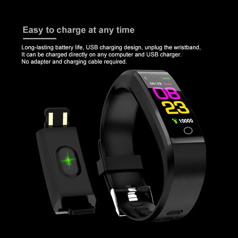 

New Smart Watch Brand Men Women Heart Rate Monitor Blood Pressure Fitness Tracker Smartwatch Sport Watch for ios android +BOX