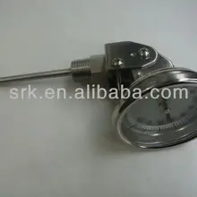 Регулируемый биметаллический термометр из нержавеющей стали 3 дюйма