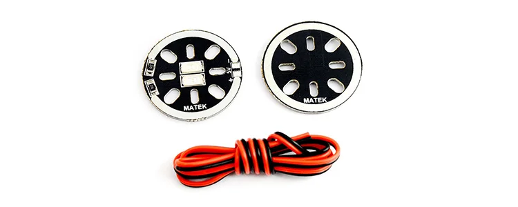 Matek LED Blue X2 5V Motor Mount Navigation Light For FPV Quadcopter Frame QAV180 QAV X