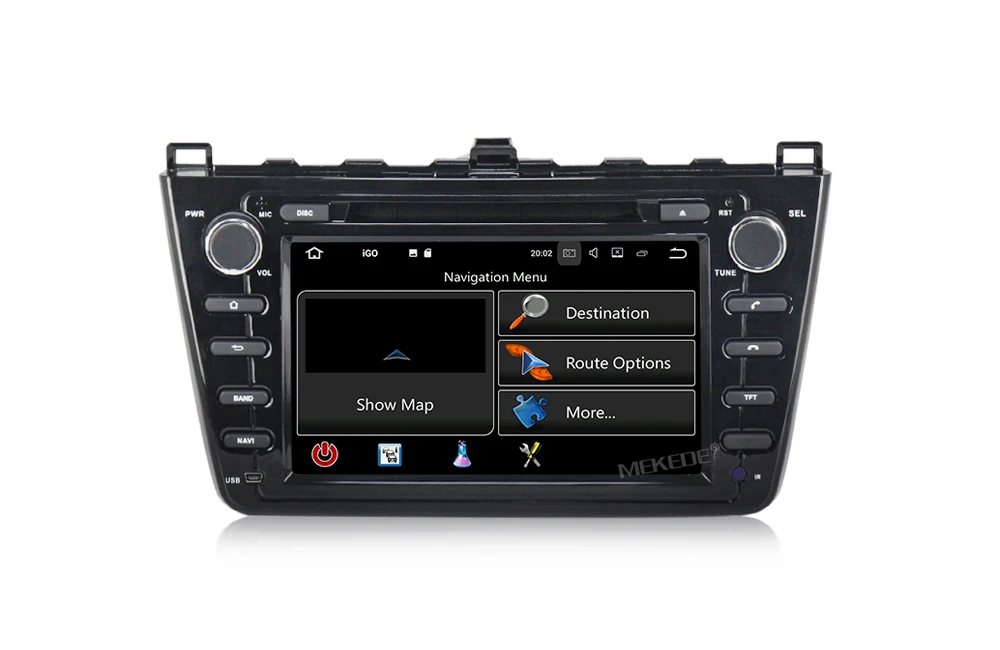 Cheap PX3 2Din 2G+16G Android 7.1 Car DVD Multimedia Video Player For Mazda 6 /Ruiyi /Ultra GPS Navigation 4 Core Stereo Radio 1080P 11