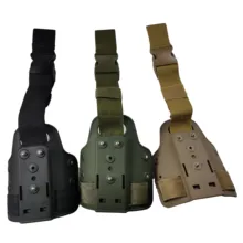 전술 사냥 1911/glock 17 m9 uspcolt sig p226 범용 safariland 유형 드롭 다리 총 홀스터 플랫폼 다리 홀스터 패들(China)