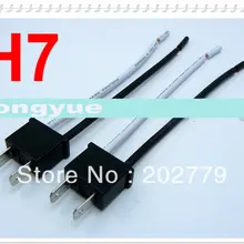 Longyue 10 шт H7 лампы гнездо мужской нейлон галогенная фара Пигтейл Разъем Держатель