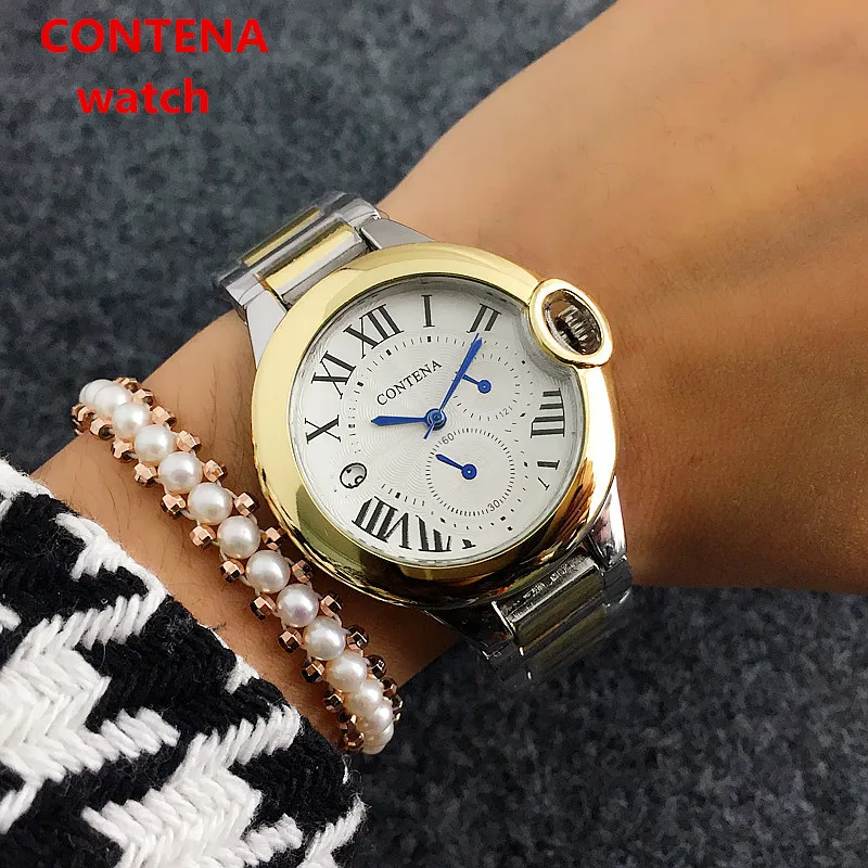 Классические деловые женские часы с календарем, Роскошные наручные часы в британском стиле с римскими цифрами, женские часы Hodinky Femme