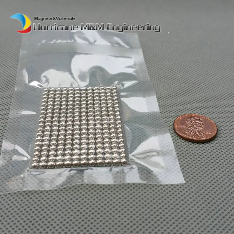 

2160 pcs NdFeB Magnet Balls 3 mm Diameter Strong Neodymium Sphere Permanent Magnets Rare Earth Magnets Grade N42 NiCuNi Plated