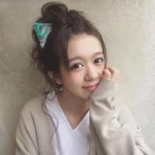 1 шт. текстурная шпилька зеленый гриф зажим геометрический треугольник большая средняя заколка для волос головной убор заколка для волос карта G0402