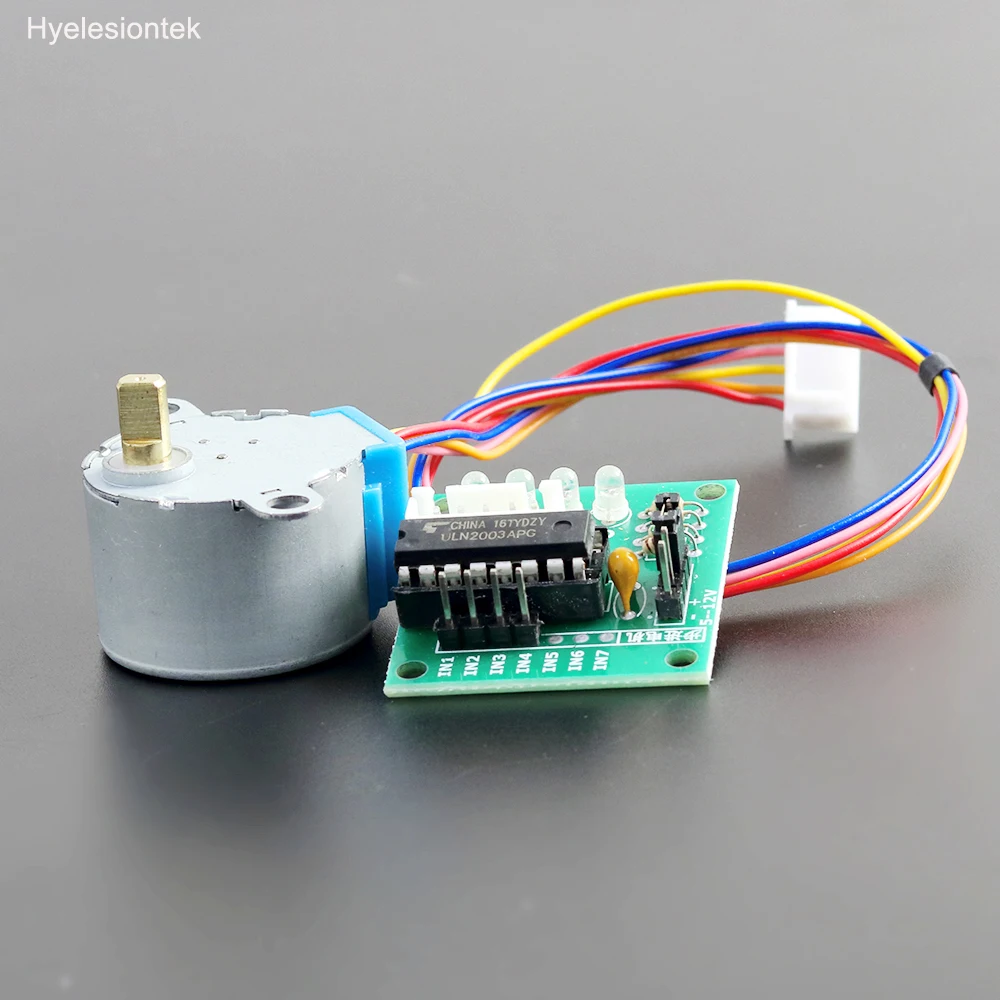 1 Set 5v Step Stepper Motor 28byj 48 Uln2003a Driver Test Module