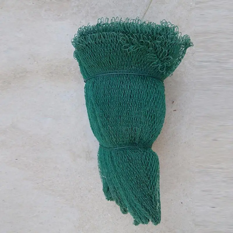 

2 Pcs High quality 50/70/120/150cm Fishing Net Mesh Bag Green Fish Bag Cage Tackle Fishing Landing Tackle accessory tool