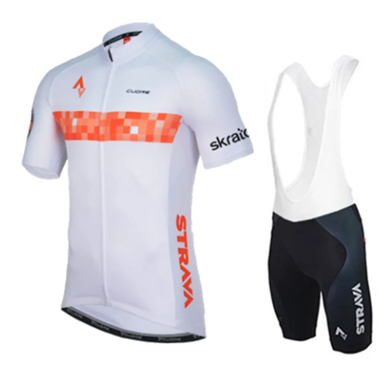 STRAVA Pro велосипедная команда с коротким рукавом, Майо Ciclismo, мужские велосипедные Джерси, комплекты летней дышащей одежды для велоспорта - Цвет: Send by photo