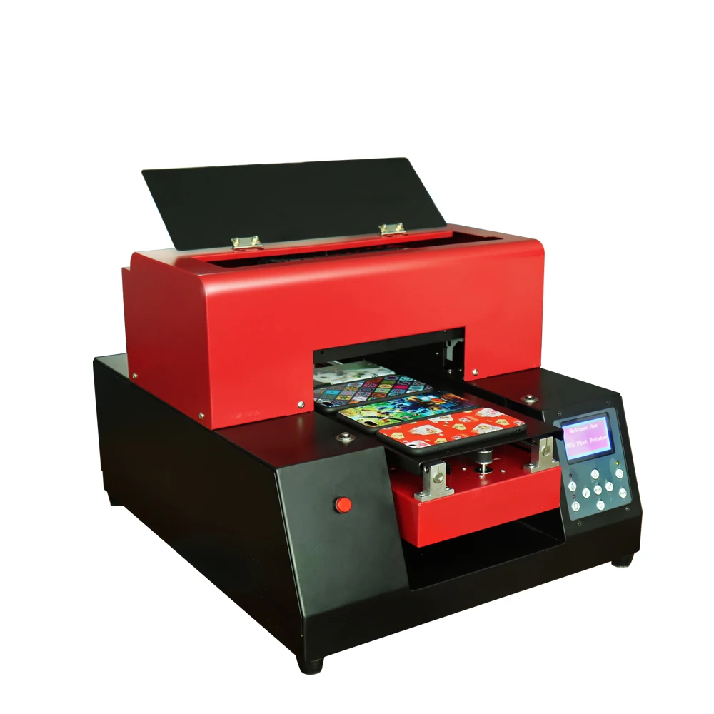 Glass Metal UV Printer A4 size UV Printer with smart sensor LED UV