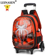 Дорожный чемодан с 3d-рисунком аниме 20-35 л, школьная сумка для учеников, чемодан для подъема по лестнице, детский мультяшный рюкзак, сумка для канцелярских принадлежностей для мальчиков Дорожный чемодан с 3d-рисунком аниме 20-35 л, школьная сумка для учеников, чемодан для подъема по лестнице, детский мультяшный рюкзак, сумка для канцелярских принадлежностей для мальчиков