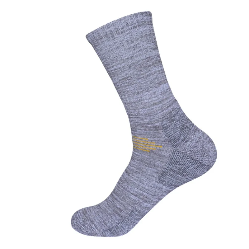 Новые толстые носки для спорта на открытом воздухе длинные носки без пятки Лыжные носки мужские женские теплые чулки походные носки - Цвет: Серый