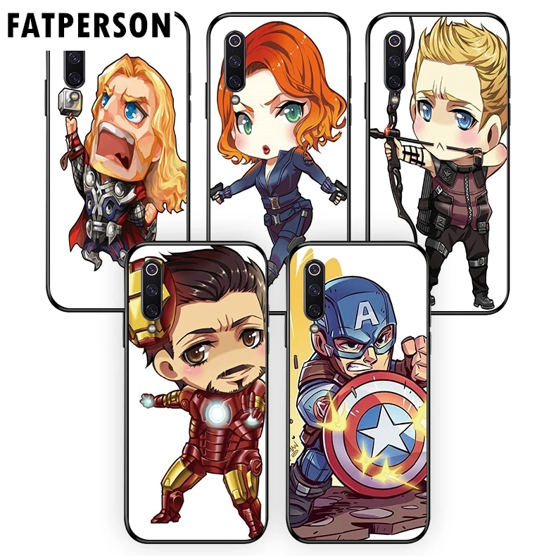 

For Xiaomi5 5c 5s 5x 6x 8 8se Redmi4X 4Pro 5 5A 5Plus 6 6A 6Pro S2 Note 4x 5A 5Pro Avengers Silicone soft phone case back cover