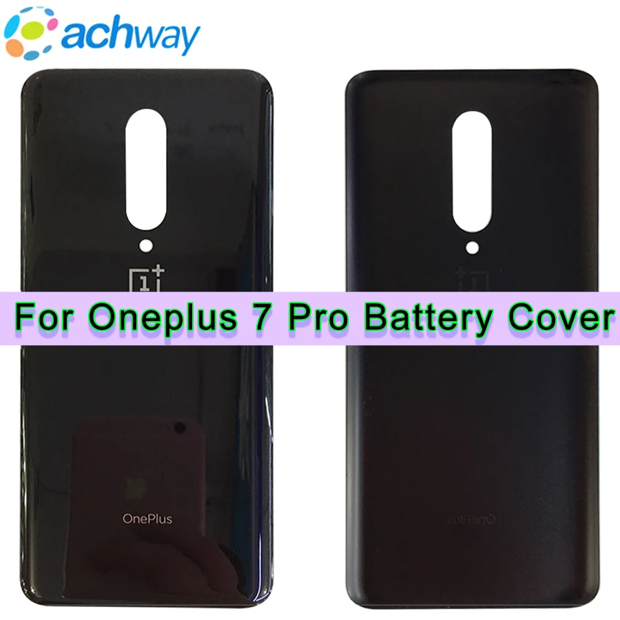 Оригинальный задний корпус OnePlus 7 Pro крышка аккумулятора задняя корпуса чехол One