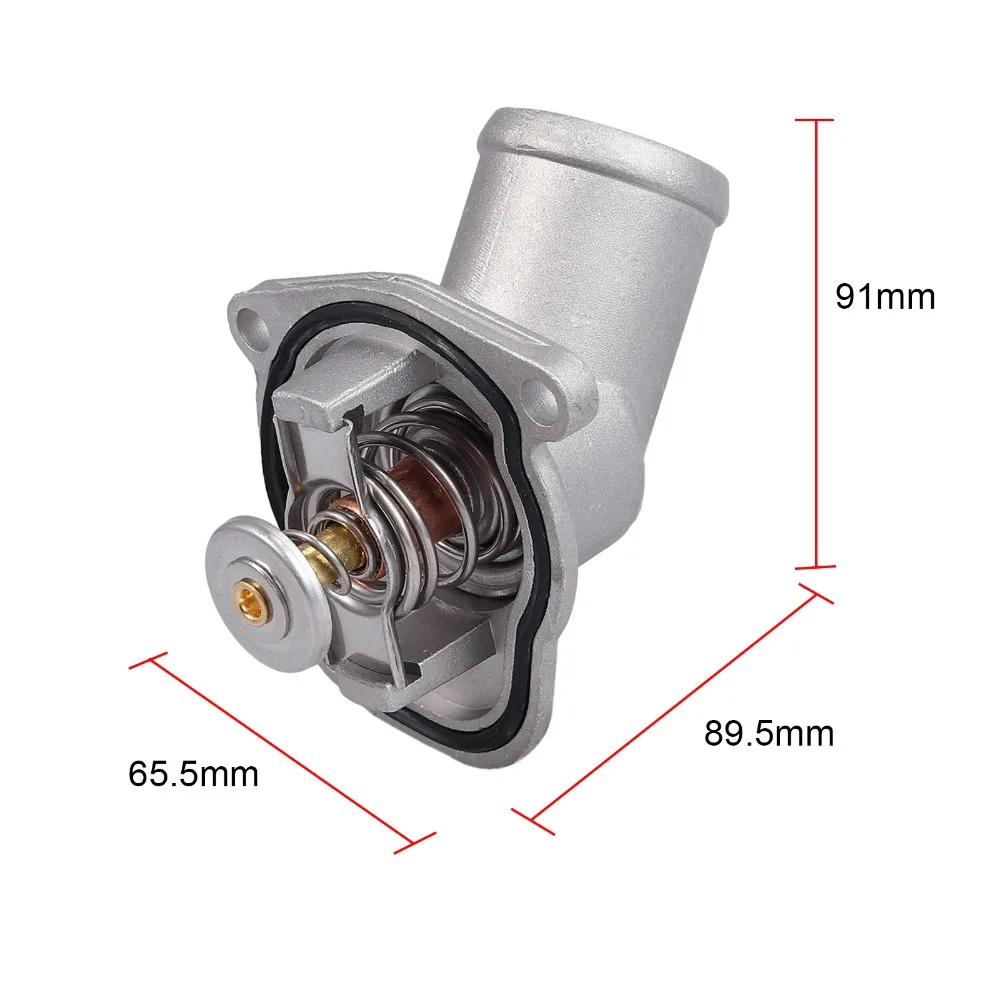 Justech термостат с прокладкой 92 ° C 1338096 для Защитные чехлы для сидений, сшитые специально для OPEL Astra G H Corsa B C D Meriva 1,0 1,2 1,4 Применение для Хладагент термостат