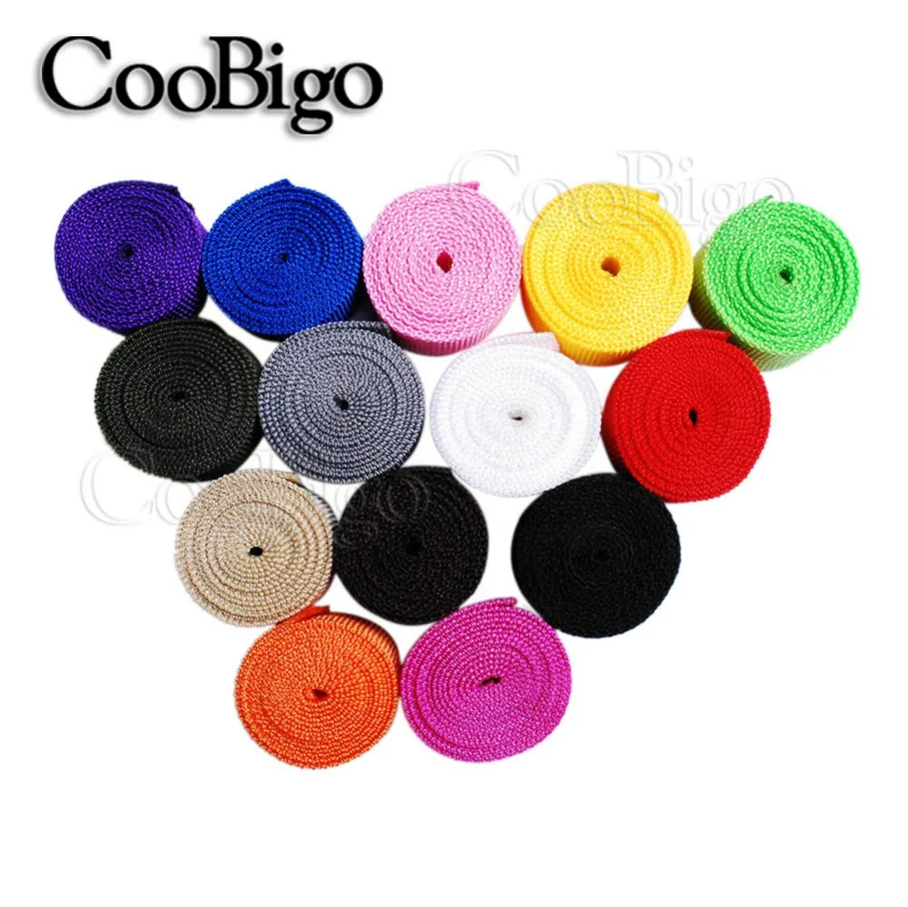 

5 yard Colorful 3/4" (19mm) Bias Tape Polypropylene PP Webbing Ribbon Band Strap Dog Collar Harness Outdoor Backpack Bag Parts