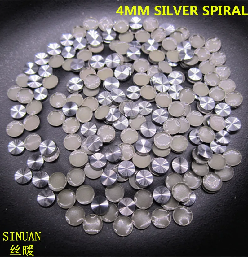 4MM SILVER SPIRAL_