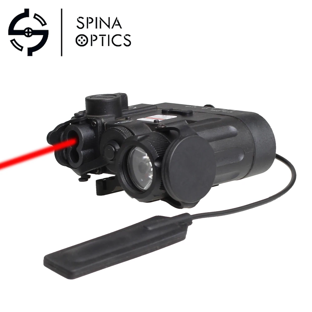 SPINA Airsoft Tactical Flashlight DBAL D2 Battery Case IR Laser Red