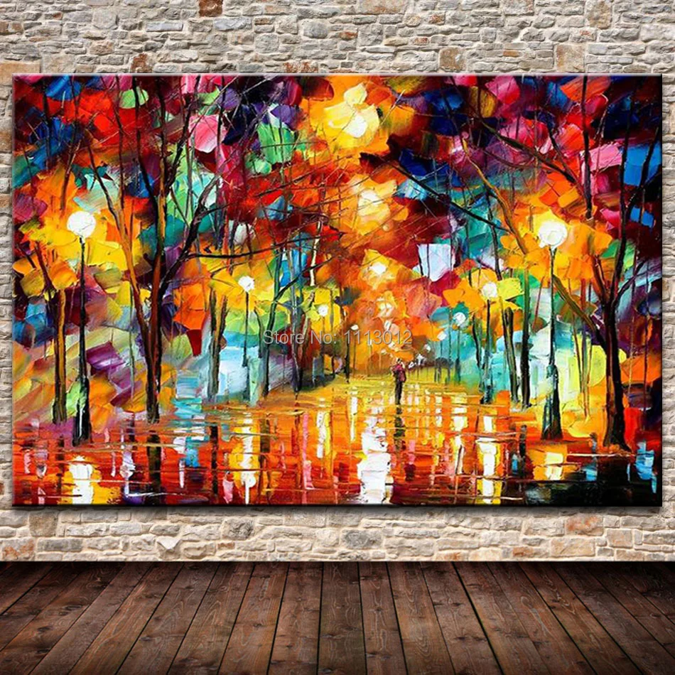 Peinture à L Huile Sur Toile Moderne