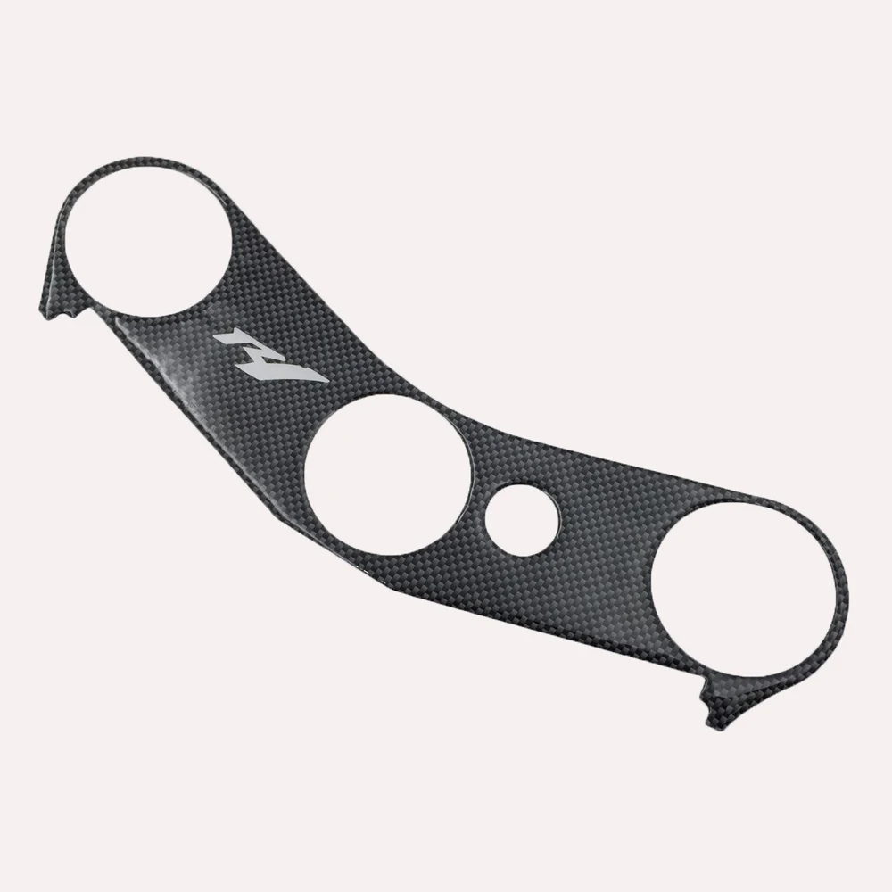 

Carbon Fiber Pattern Top Triple Clamp Yoke Motorcycle R1 Sticker case for YAMAHA YZF1000 R1 2004 2005 2006