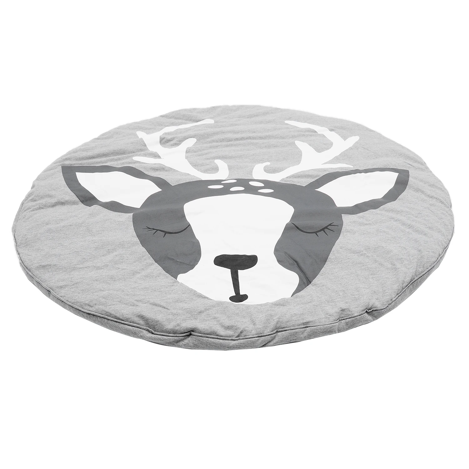 

90CM Kids Play Game Round Carpet Cotton Crawling Blanket Floor Mat For Kids Room Decoration INS Baby Rugs Gifts