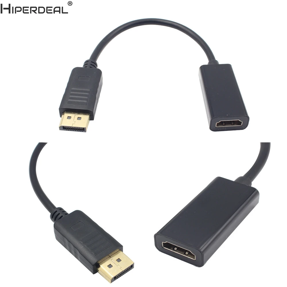 HIPERDEAL DP Male Displayport to HDMI Female адаптер кабель конвертер для Samsung HP HW|displayport hdmi|displayport toto