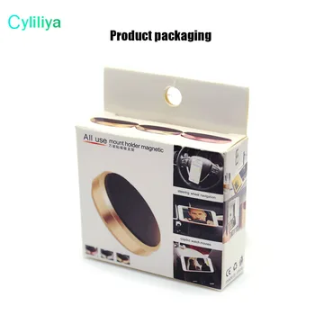 

50pcs Stick Magnetic Car Phone Holder Universal Mini Cell Phone Car Mounts With Retail Package For iPhone 7 6 Plus Samsung