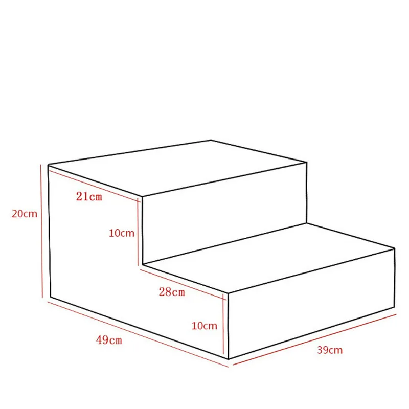 Дышащая сетчатая складная лестница для домашних животных Съемная кровать для домашних животных лестница для собак 2 ступеньки лестница для маленьких собак Щенок Кошка Кровать Подушка коврик