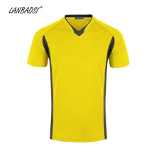 LANBAOSI спортивные Бег футболка для Для мужчин быстросохнущая футболка дышащая Баскетбол тренировки Фитнес Теннис Футбол Бадминтон Топы корректирующие