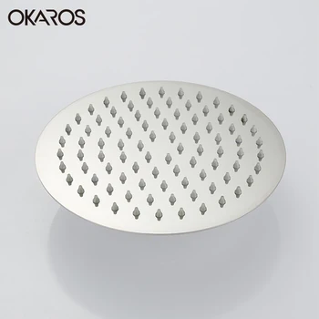 

Ceiling Rainfall Shower Head Rushed 4 6 8 10 12 Inch 304 Stainless Steel Big Water Saving Waterfall Shower Head Filter