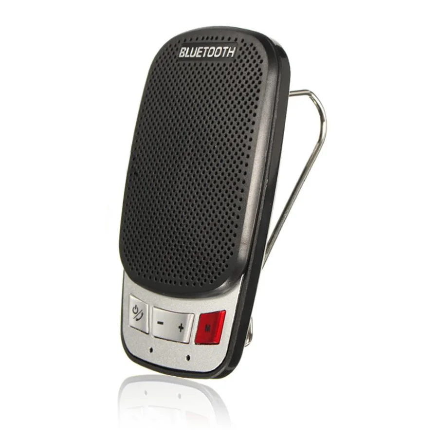 

bluetooth handsfree car kit for universal smartphone speaker + sun visor clip