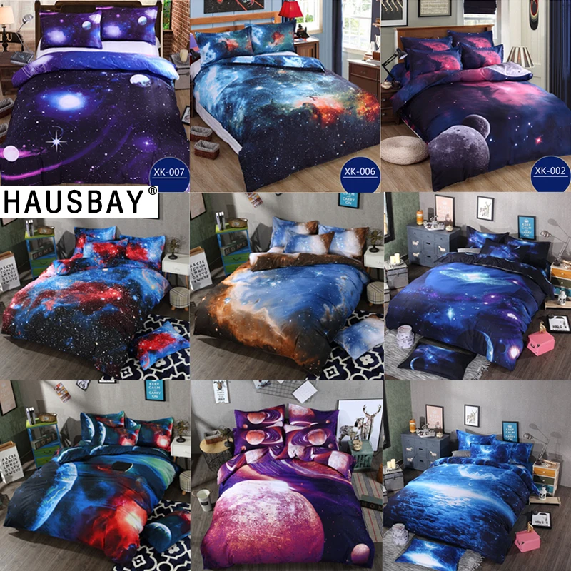 Bedding Sets Universe Outer Space Themed Bed Linen 3d Galaxy Duvet