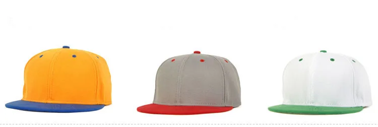 Мужские головные уборы и бейсболка с колпаком бейсбольная кепка простая Базовая пустая двухцветная плоская однотонная бейсболка - Цвет: 5