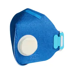 Шт. 2 шт. Складная защитная маска с дыхательным клапаном ультратонкая волоконная противотуманная Дымчатая пыль независимая упаковка