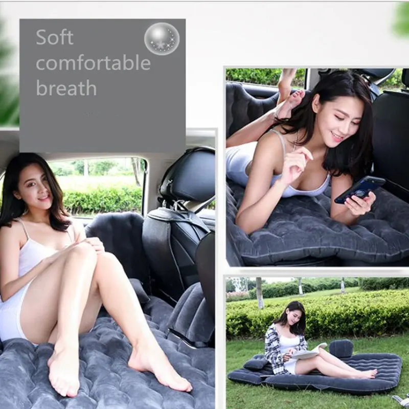 Coche inflable sofá colchón cama de Viaje Funda de asiento trasero Universal resistente al agua artículos de coche camping accesorios de coche que combinan con el hogar