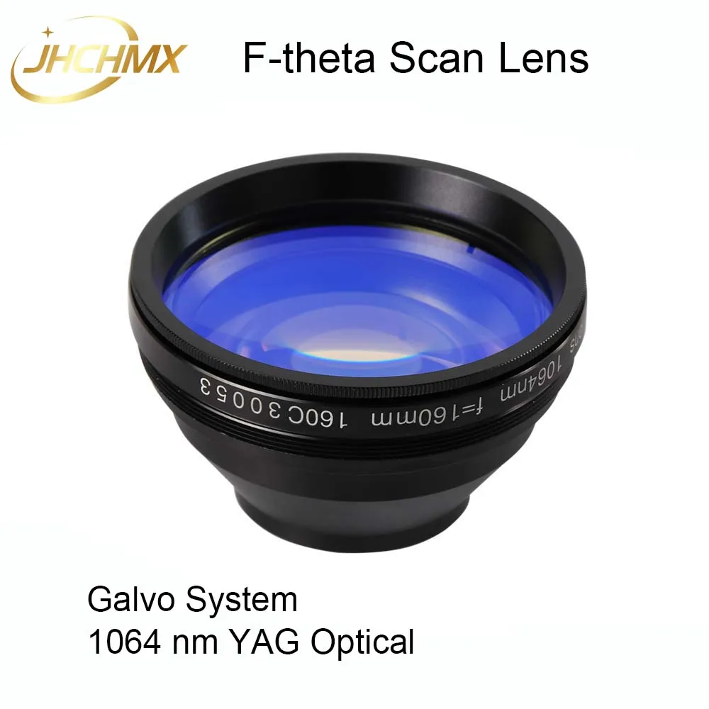 

JHCHMX F-theta Scan Lens Field Lens 1064nm Thread M85X1 Scan 50x50-300x300mm FL.63-420mm for Fiber Laser Marking Machine Parts