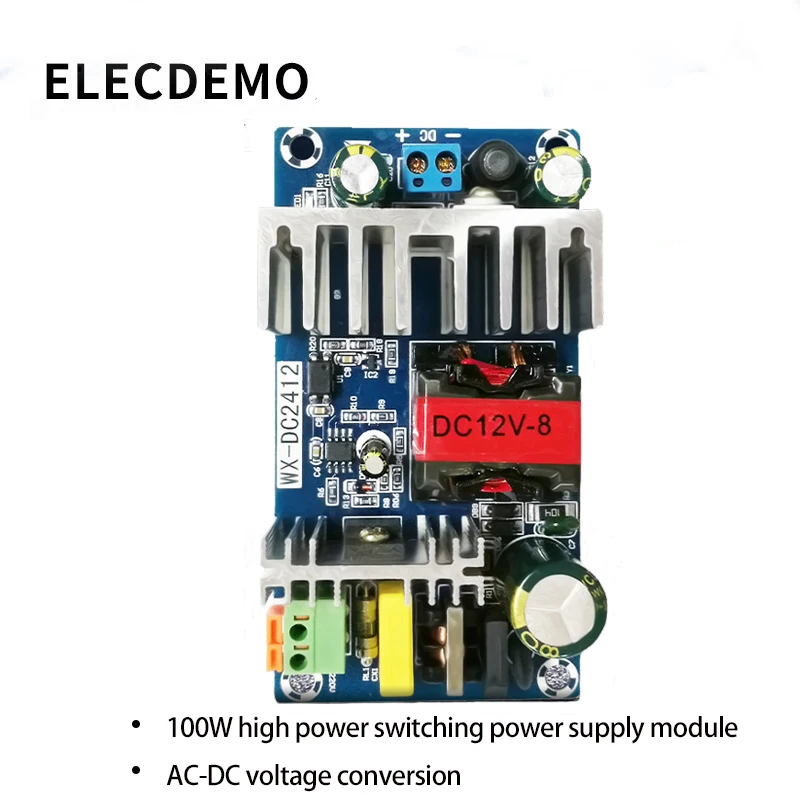 DC24V 1 A 12 W Low Ripple Switching Power Supply board Convertisseur Module AC100-265V