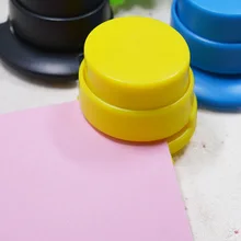 1 шт. ручной скрепляющий бумажный скрепляющий зажим для бумаги практичный штапель-без скоб степлер офисные школьные канцелярские школьные принадлежности
