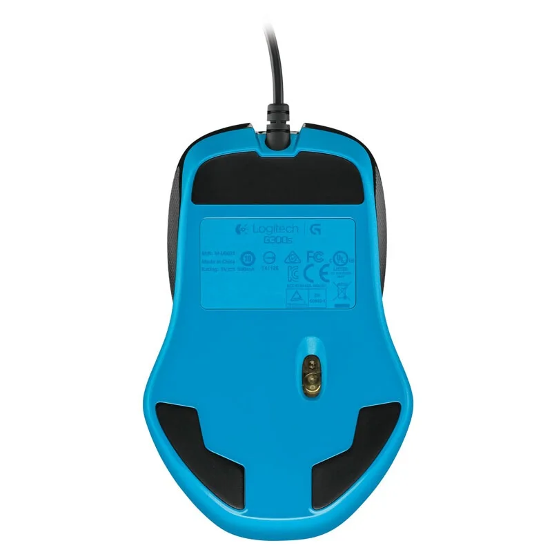 Проводная игровая мышь logitech G300S, предназначенная для MMO mouse, 2500 dpi, 9 перезаряжаемых программируемых кнопок для ноутбука, ПК, мышь для геймера