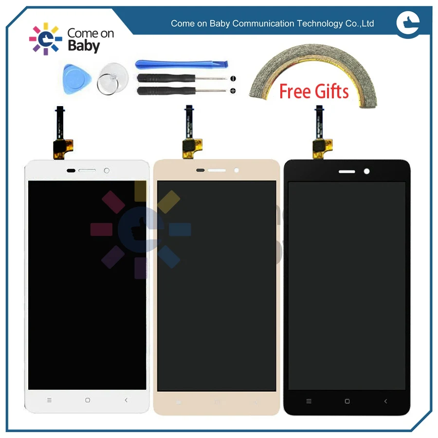 XIAOMI0015 Black White Gold LCD+TP for Xiaomi Redmi 3 Redmi3 LCD Display+Touch Screen Digitizer Glass Sensor Replacement (2)